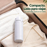 Dispensador de viaje 4 en 1 con etiquetas