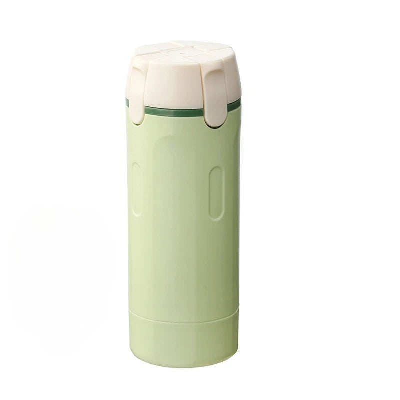 Dispensador de viaje 4 en 1 con etiquetas